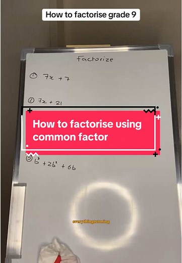 Factoring Using Common Factors Explained