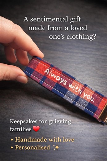 Personalised Memory Keyring Made From Clothing | Sentimental Keepsake Gift | Bereavement & Memorial Gift - Etsy