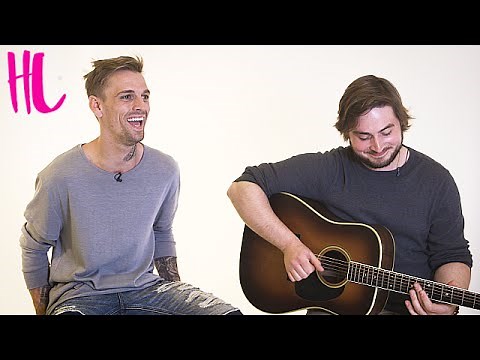 Aaron Carter Performs 'Fool's Gold' Acoustic Live