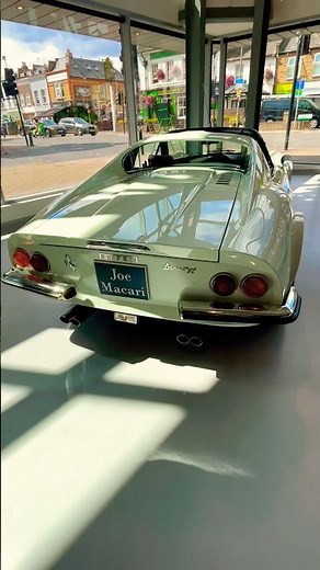 CLASSIC 1972 FERRARI DINO 246 GTS AT JOE MACARI PERFORMANCE CARS! #shorts #trending #cars #yt #viral