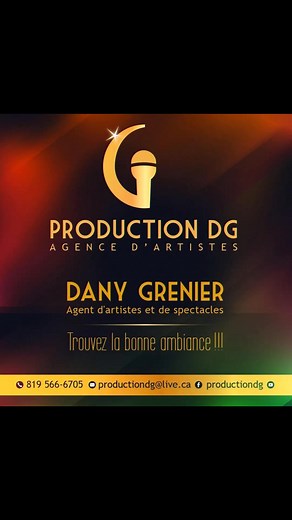 Production DG - Musique et Animation !!! Agence d'Artistes et de Spectacles... 🎶 Pour une soirée réussie... Trouvez la bonne ambiance 😉 🥳 😁 | Production DG