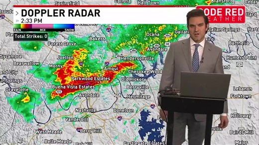 FOX 17 News' Brett Luna gives a Code Red severe weather update for tonight and the rest of your weekend. | WZTV FOX 17 News, Nashville