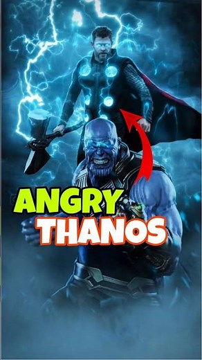 Why Thanos Was Angry on Thor in Avengers: Endgame 😱 #shorts #marvel #thor