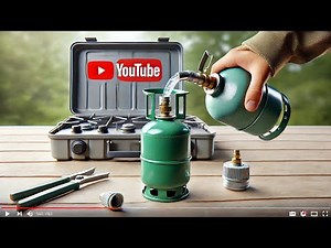 How to refill 1lb propane cylinders to save money and reduce waste.