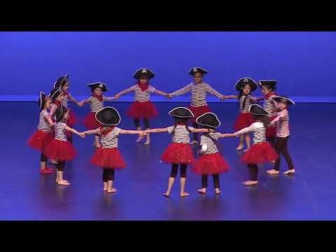 Spectacle Tempsdanse14 - juin 2018 - Initiation 4/5 ans "Les pirates"