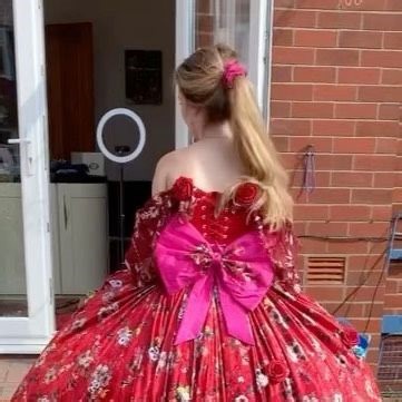 Rosie on Instagram: "A red dress for turning red! ❤️ #disney #disneyprincess #elenaofavalor #turningred #princess #costume #cosplay #costumedesign #sewing #fashion #diy #dress"