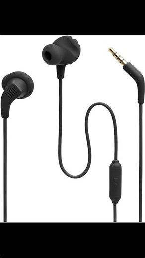 Waterproof Wired Sports Earbuds | JBL Endurance Run 2 for Gym & Runs