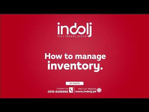 How to Manage Inventory & Enable/Disable Items on Indolj Portal