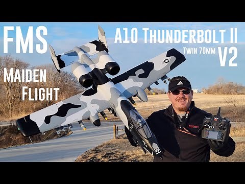 FMS - A-10 Thunderbolt II V2 - Twin 70 - Maiden Flight