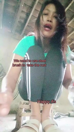 Goal for today Cleaning the motorcycle rust #reelsfb #fbreels #starsender #reelit | Happy A's