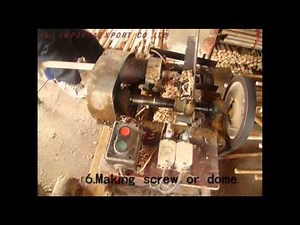 How to produce wooden broom stick