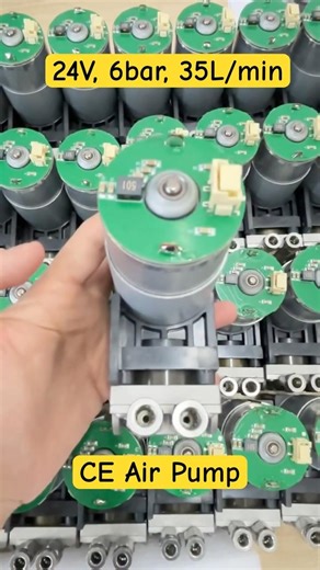 24V Air Pump Micro Piston Pump 6bar 35L/min Mini Compressor