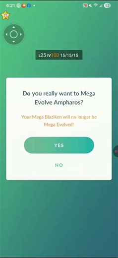 mega evolving my ampharos