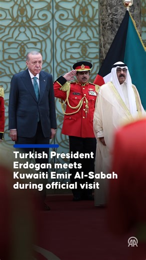 Anadolu English on Instagram: "🇹🇷І🇰🇼 Turkish President Recep Tayyip Erdogan holds interdelegation meetings with the Emir of Kuwait, Mishal Al-Ahmad Al-Jaber Al-Sabah during his official visit to Kuwait City, Kuwait #anadolu #anadoluagency #türkiye #kuwait"