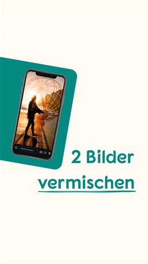 Anna | Canva Tipps & Instagram Design für Selbstständige on Instagram: "In Canva kannst du 2 Bilder super einfach miteinander „vermischen“ 🤩 Das ist einfach ne richtig coole (und einfache) Möglichkeit, um Aufmerksamkeit zu bekommen!! Aber das Beste ist eigentlich, dass es so aussieht als hättest du etwas krass Aufwändiges gestaltet. Und in Wahrheit dauert‘s nicht mal mehr ne Minute 😍 👉🏼 Und wenn du noch mehr Canva Tricks lernen willst, dann kommentier einfach „Canva Kickstart“ und ich schick