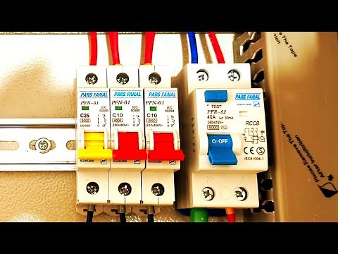 Single-phase electrical panel wiring training.(Important points)