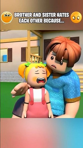 This short shows the battle between a sister and brother😱🥺