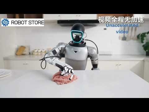 US Robot Store - Unitree G1 doing house work with Inspire Robots Dexterous Hand - RH56DFX