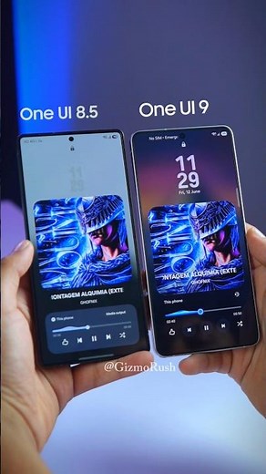 One UI 9 Vs 8.5 Music Player Widget
