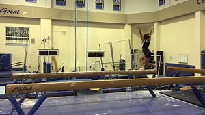 Balance beam is looking strong with Sonya Meraz, Angi Cipra and Peng-Peng Lee. | UCLA Gymnastics