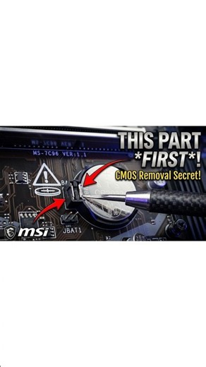 How to Remove MSI CMOS Battery (That Tiny Plastic Lock Is a Nightmare! 😅)