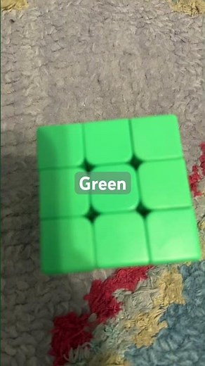 Learning the colors of a rubix cube!