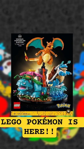 They finally revealed LEGO Pokémon sets 🤯👀 Which one are you grabbing? #LEGO #Pokemon