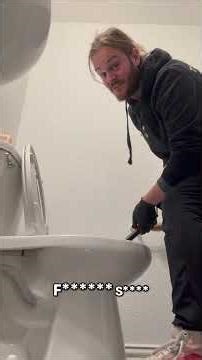 Clogged Toilet? Fix It With Scary Snake Tool #shorts