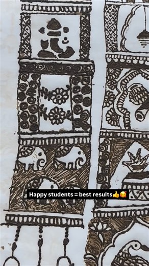 ⠀Jayshree Panchal on Instagram: "Before😑/after 🤩students work 🥰 Next basic to bridal Mehndi course starts from 1st March 2026"