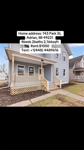 Welcome to this beautifully spacious updated 4 bedroom 2 bathroom home, ideally located near Adrian College and downtown Adrian. This charming property boasts a completely refreshed interior with fresh paint throughout. , brand new carpeting and stylish new flooring. The spacious and modern kitchen features all new appliances, cabinets and countertops. Both bathrooms have been thoughtfully updated. This home offers the perfect blend of modern amenities and a desirable location. Don't miss the op