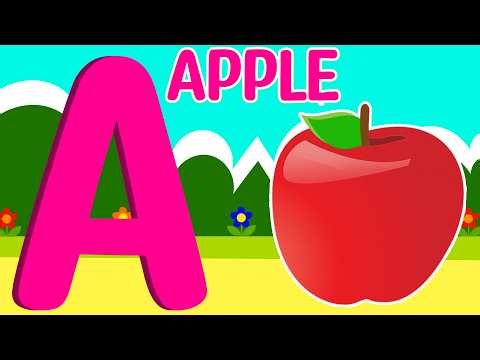 "A for Apple 🍎 Phonics Song |ABC Learning for Kids, Toddlers & Preschoolers | Baby Fun TV"