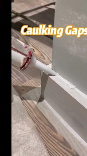 EASY Caulking Baseboards