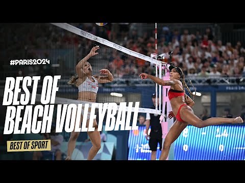 🏐 Best beach volleyball moments at #Paris2024