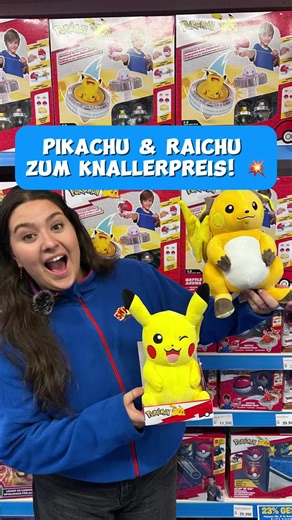 Pikachu & Raichu Plüschis zum Sonderpreis