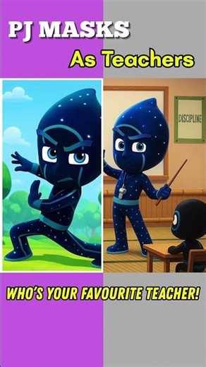 PJ Masks Characters Reimagined as Teachers! 🏫🦸‍♂️ What If They Taught School?