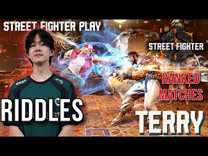 RIDDLES Showcases Terry in Street Fighter 6 Ranked Matches | “Are You OK?”