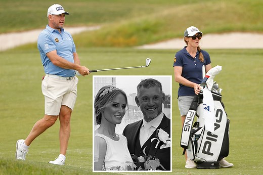 Westwood says wife Storey starting to ‘over-caddie’ as pair prepare for US Open
