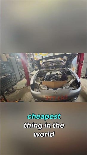 DIY Radiator Fitment: Cardboard Magic in the Garage! #shorts