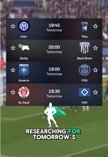 Essential Football Predictions and Statistics for Tomorrow