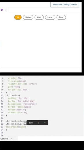 Unique Filter Button UI with HTML & CSS | Clean & Modern Design #css #html #webdevelopment #uiverse