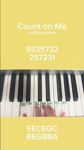 Count on Me Piano Tutorial 🎼 | Step by Step Instructions