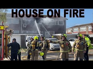 House Fire Castle Road Worthing 16/04/2025 Emergency Services on scene #worthing #housefire