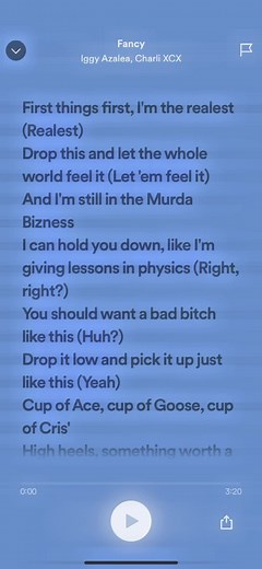 Fancy by Iggy Azalea & Charli XCX | Spotify Speed-Up