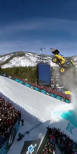 “JCB Doing CRAZY Stunts on Ice! 😲🔥 | Unbelievable JCB Show | Viral Video 2025” #shorts #funny