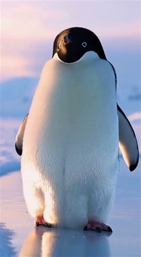 Penguin Walks Confidently… Then Slips 😭🐧 Comedy Fail Moment