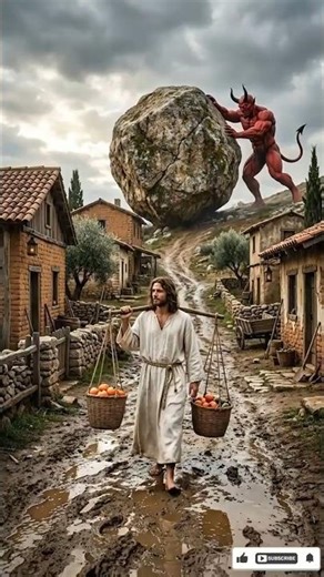 Jesus Protected by Divine Power 💥🙏 The Stone Shattered #amen