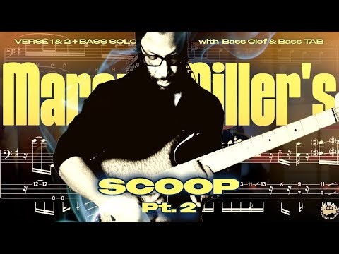 Learning a Slap🎸Bass Masterpiece Pt.2 | Marcus Miller's "Scoop" - w/Bass Clef & Bass TAB