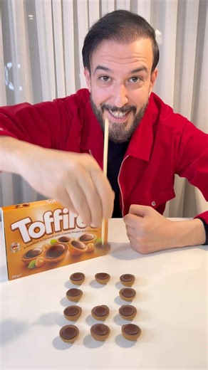 Endless Toffifee chocolate 🍫 #shorts #fun