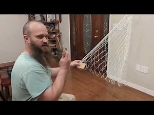 BIG Flathead CATFISH Beware!!! Part 1: How to Hand Knit your own Hoop Nets