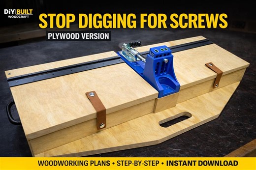 Workbench Tool Organizer (Plywood Build)